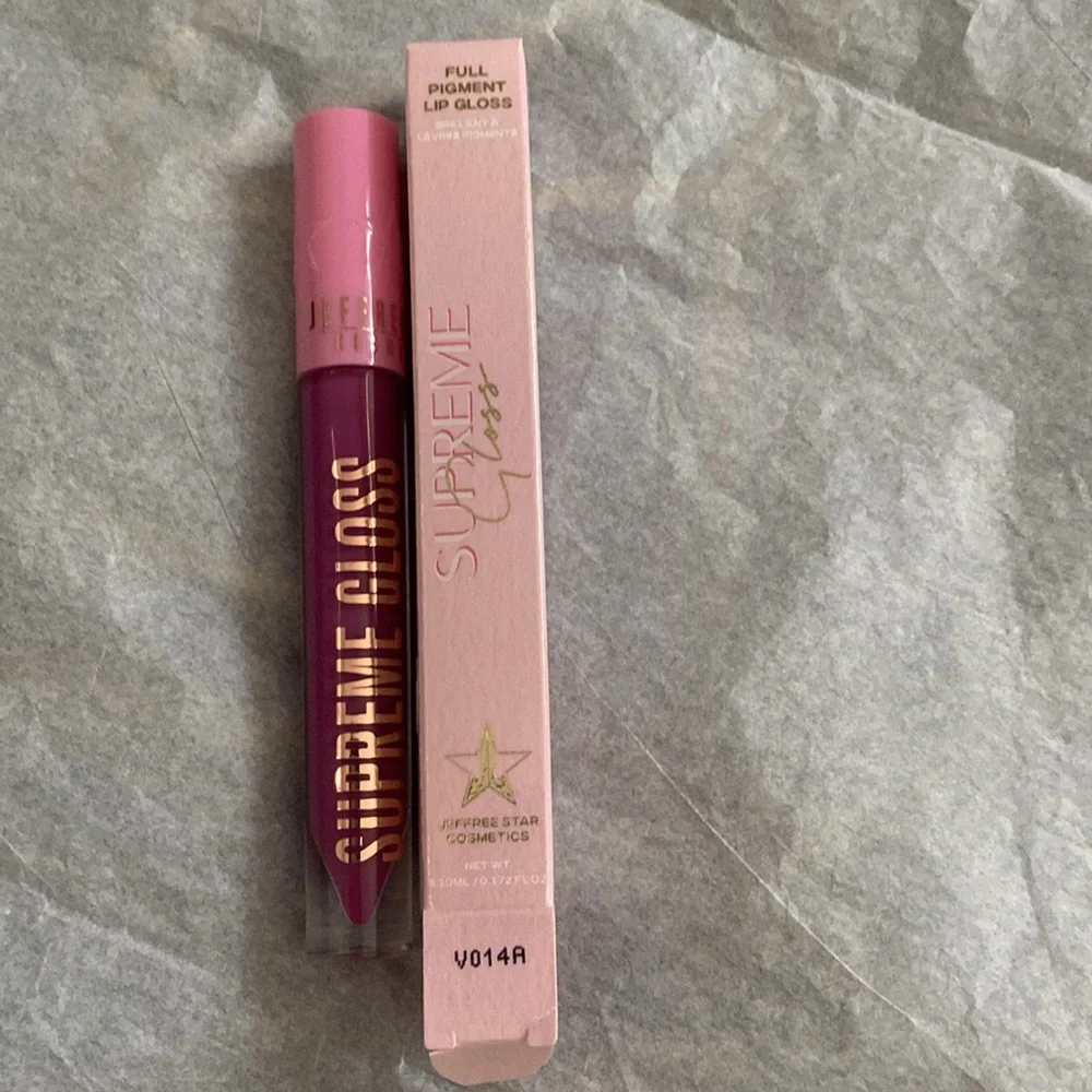 New Jeffree Star Full Pigment Lip Gloss - More than Friends